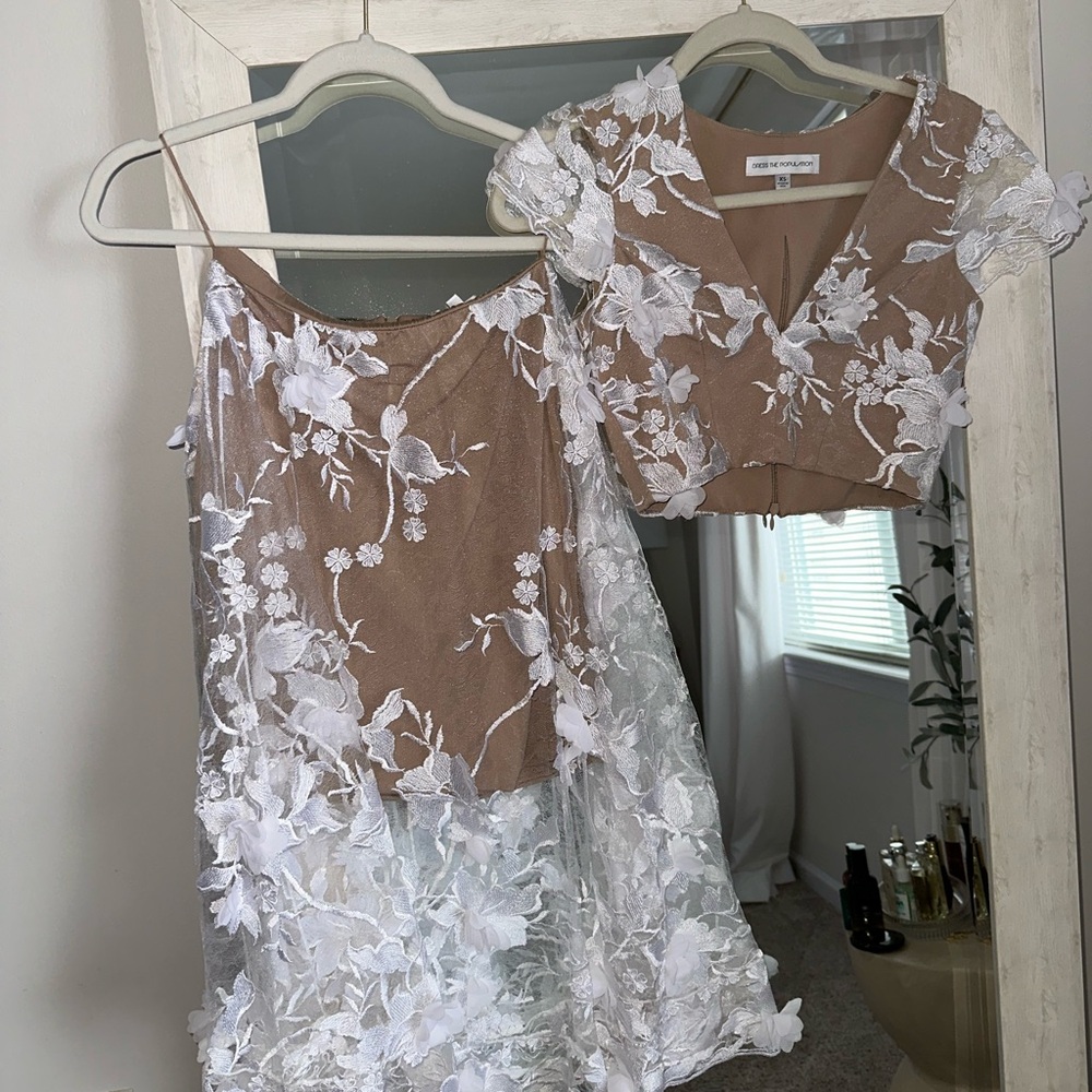 Dress the Population two piece set